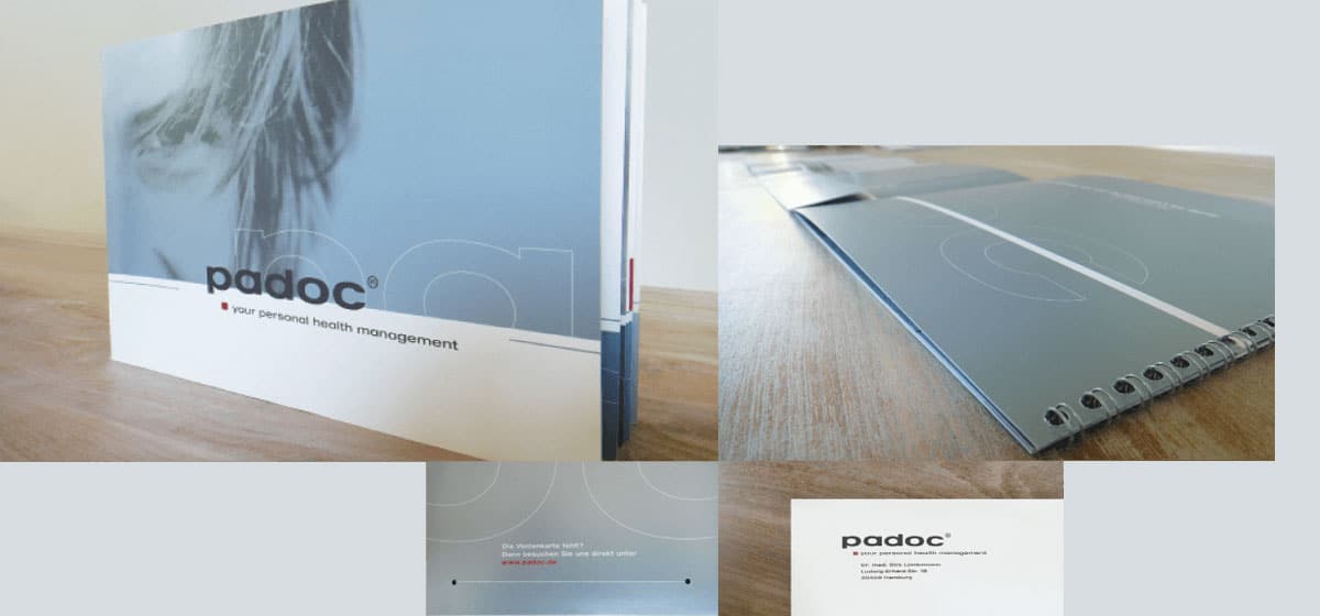 Padoc Corporate Design / Broschürendesign